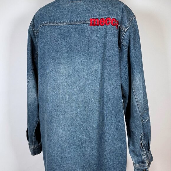 Y2K Mecca Jeans Denim Embroidery Jacket - Picture 2 of 6